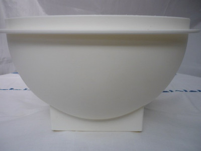 Vintage DESIGN IRIS SCHWARTZ Salatschüssel 4 L mit Standfuß Salad Party Bowl RAR