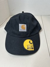 NEW - Carhartt Black Adjustable Youth Canvas Hat