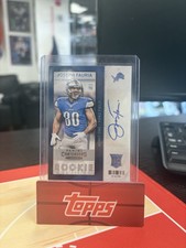 2013 Panini Contenders #105 Joseph Fauria Rookie Card Autograph Lions. rookie card picture