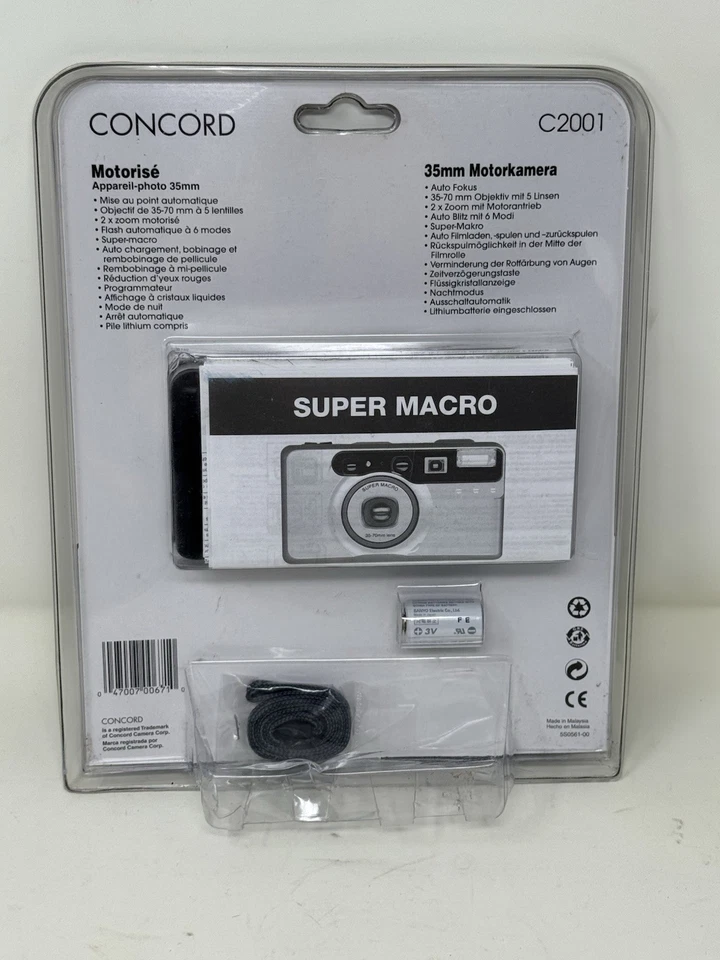 Concord C2001 35mm Film Camera READ DESCRIPTION - Image 4 of 4