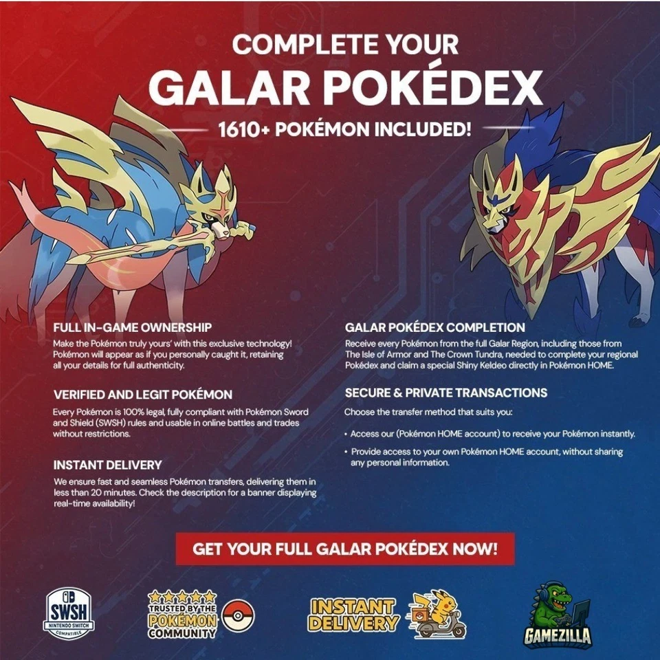 Pokemon Home Living Dex — полный Pokedex для всех игр Pokémon (поколение 1–9) - Изображение 3 из 4