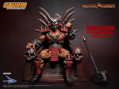 Shao Kahn Mortal Kombat Storm Collectibles Bloody Special Edition Figure Throne