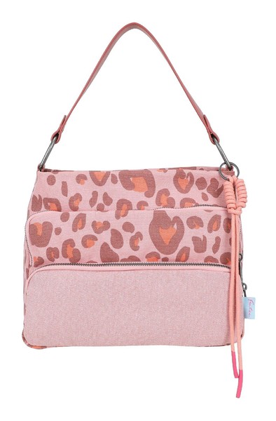 Fritzi Aus PreußEn Donny Hobo Bag Canvas Tasche Leo Brick Rosa Koralle-image