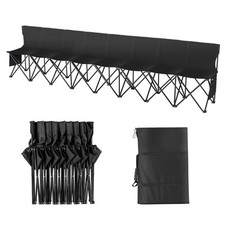 VEVOR 8 Seat Portable Folding Sport Bench Out...