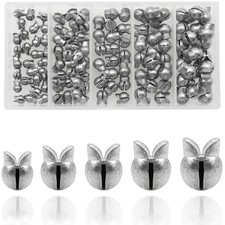 Fishing Weights Sinkers, 250/120pcs Lead Split Shot Fishing Sinkers Open Mout...