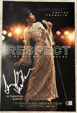 JENNIFER HUDSON SIGNED RESPECT ARETHA FRANKLIN 12x18 POSTER - BECKETT COA