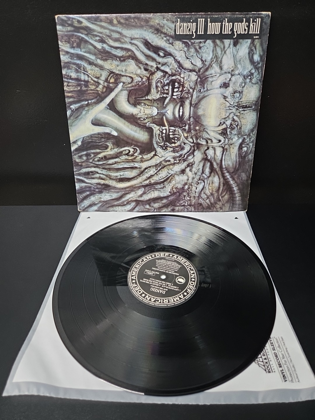 Danzig III How The Gods Kill Lp Vinyl 1992 1st EU Press W/Hype Gatefold VG+/VG+