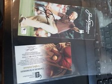 Jack Nicklaus Golf Signed museum brochure gai coa