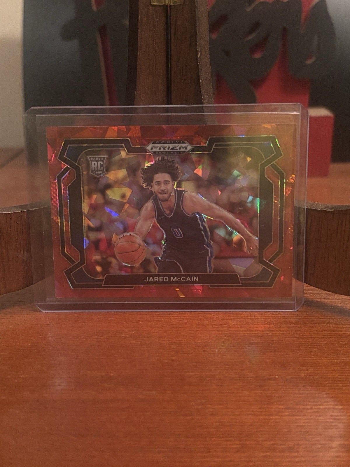 2024 Panini Prizm Draft Picks - Jared McCain #35 Red Ice Prizm Variations (RC)