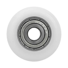10pcs Nylon Plastic Pulley Roller Embedded Deep Groove Ball Bearings 5*23*7mm❀
