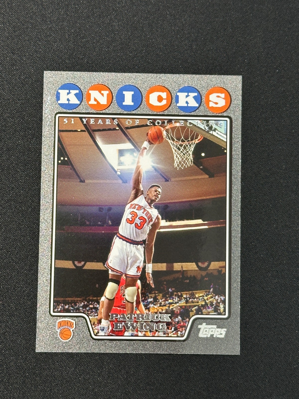 2008 Topps Basketball Patrick Ewing #193 32/51 Black Parallel
