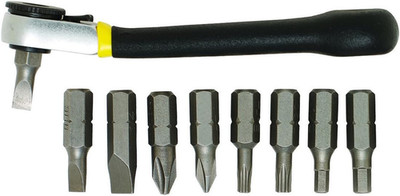 80075 Nine-Piece Ratchet Offset Screwdriver Set