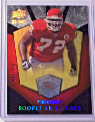 2008 Upper Deck Icons Blue Rookie Brilliance Insert Glenn Dorsey /250 Chiefs LSU