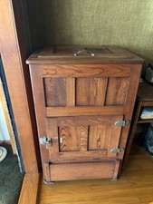 Vintage Wooden  Refrigerator (Ice Box)