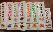 Camo Natural Leaf Herbal Papers Wraps Flavors 15/5ct Packs Chamomile&Mate 75pc