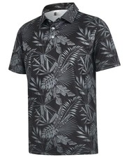 Men's Golf Polo Shirts Short Sleeve Moisture Wicking Hawaiian Tropical Polos ...