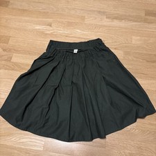 Sport Kilt Solid Olive Green Pleated Mens Size Medium Paint Stain Strap Waist
