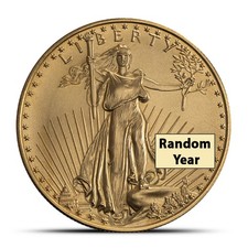 1 oz American Gold Eagle $50 Coin (Random Year) 4516.24 per troy oz