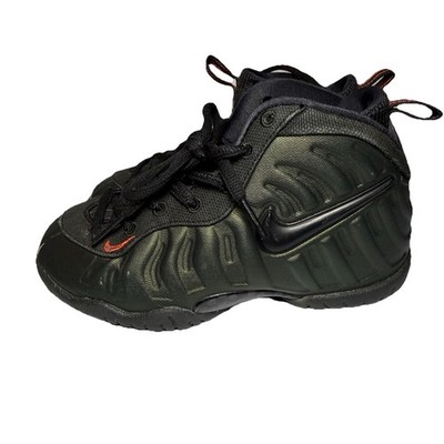 2019 Nike Air Little Posite Pro Foamposite Sequoia Shoes 843769-300 TD Sz 12C