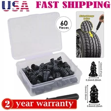 60pcs Tire Repair Kit DIY Flat Tire Repair Car Truck Motorcycle Home Plug Patch~