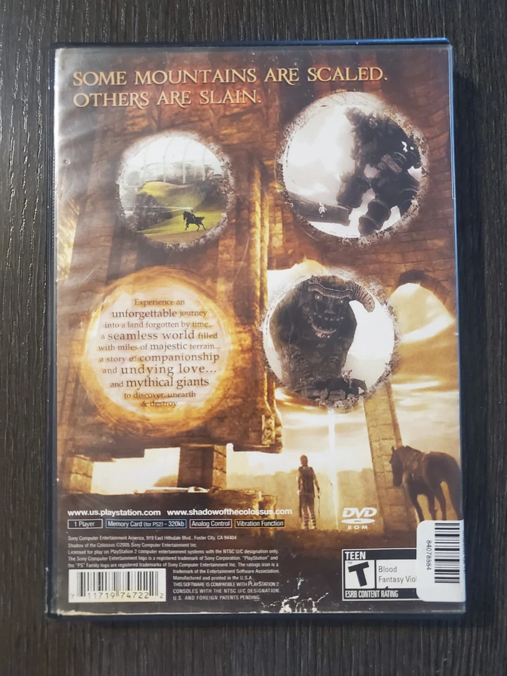 Shadow Of The Colossus (PS2) Black Label CIB Fr & Eng Manual Cd Little Scratches - Image 2 of 4