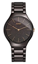 RADO True ThinLine R27004302 Brown Ceramic Sapphire Men's Watch New in Box