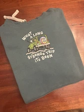 Life Is Good “Long Strange Trip” Men’s Large Soft Fleece Hoodie