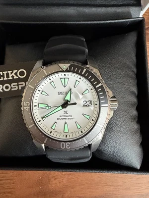 Reloj automático de buceo Seiko Prospex Shogun blanco titanio zafiro JDM SPB191J1 - Imagen 1 de 4