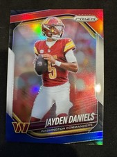 2025 Panini Prizm - Jayden Daniels #278 Red White & Blue Prizm