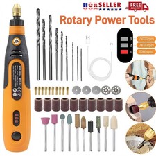 Mini Cordless Rotary Tool USB Rechargeable Three-Speed Electric Grinder Pen Kit