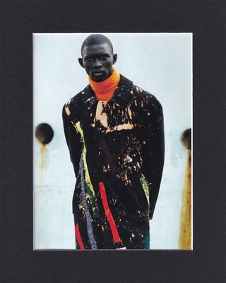 8X10 Matted Print Picture Men's Fashion Designer: Raf Simons, w/Fernando Cabral