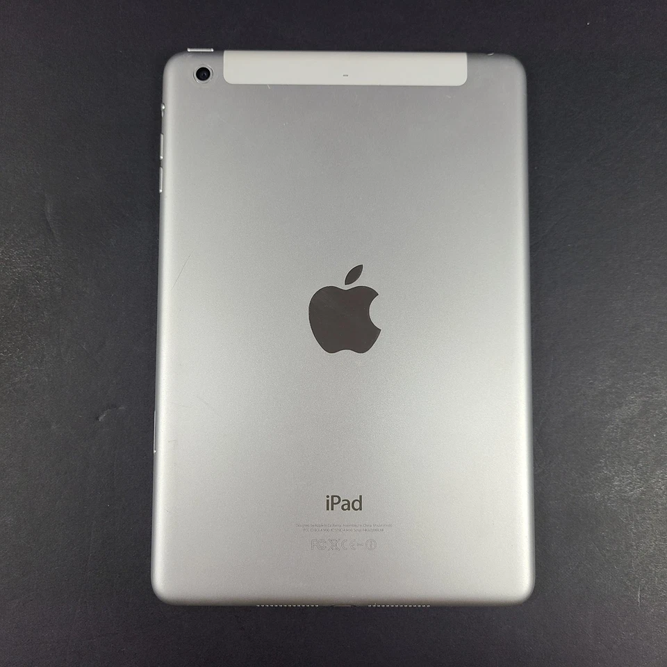 Apple iPad Mini 2 2nd Generation 128GB Wi-Fi 4G LTE 7.9in Silver A1490 - Image 3 of 4