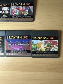 Lot Of 29 Atari Lynx Games Shadow Of The Beast Chips Challenge Scrapyard Zarlor