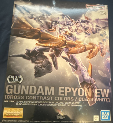 Bandai MG 1/100 Gundam Epyon EW Cross Contrast Colors Clear White Limited
