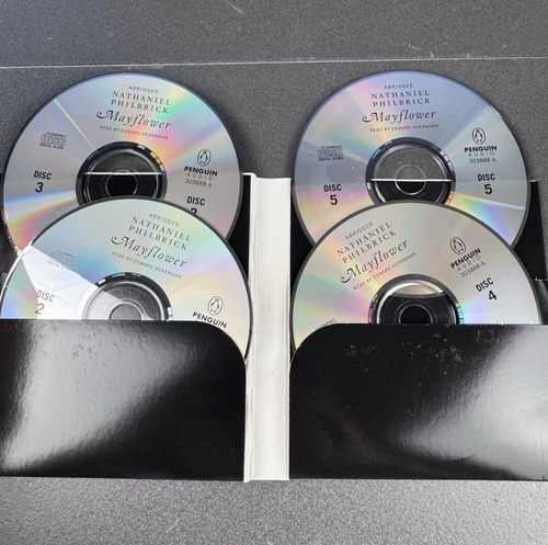 6 US History Audio Book CDs Mayflower 1491 Gettysburg Lincoln Lot - Bild 24 von 24