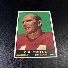 Top 10 Y.A. Tittle Football Cards 25