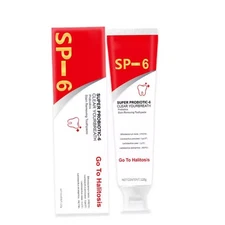 SP-6 6-Probiotic Whitening Toothpaste Brighten & Oral Health 4-12-Packs