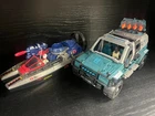 GI Joe Cobra Hovercraft & Snake Eyes Commando SUV Vehicle Lot w Figures
