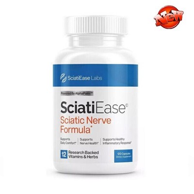 SciatiEase Labs Sciati Ease Sciatic Nerve Formula 120 Capsules - New!