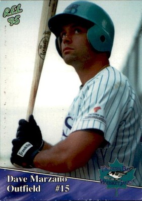 1995 Thunder Bay Whiskey Jacks Team Issue 13 Dave Marzano Edison New Jersey Card