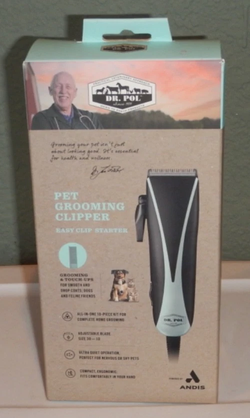 ANDIS Dr. Pol Pet Grooming Clipper PM-10 dog cat feline friends