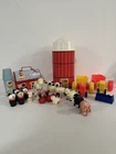 Vintage Fisher Price Little People Family Farm Fun Lot! Mix of 915, 2501, & 2448