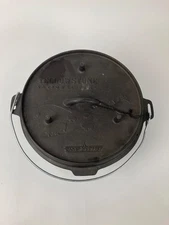 CAMP CHEF Yellowstone National Park Footed 12 Qt Cast Iron Dutch Oven NWOT