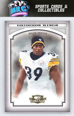 2006 Donruss Threads #PGK-59 Willie Parker Pro Gridiron Kings Gold