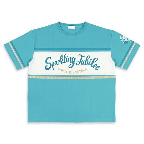 Tokyo Disney Sea 25th Anniversary T-shirt Blue One size Sparkling
