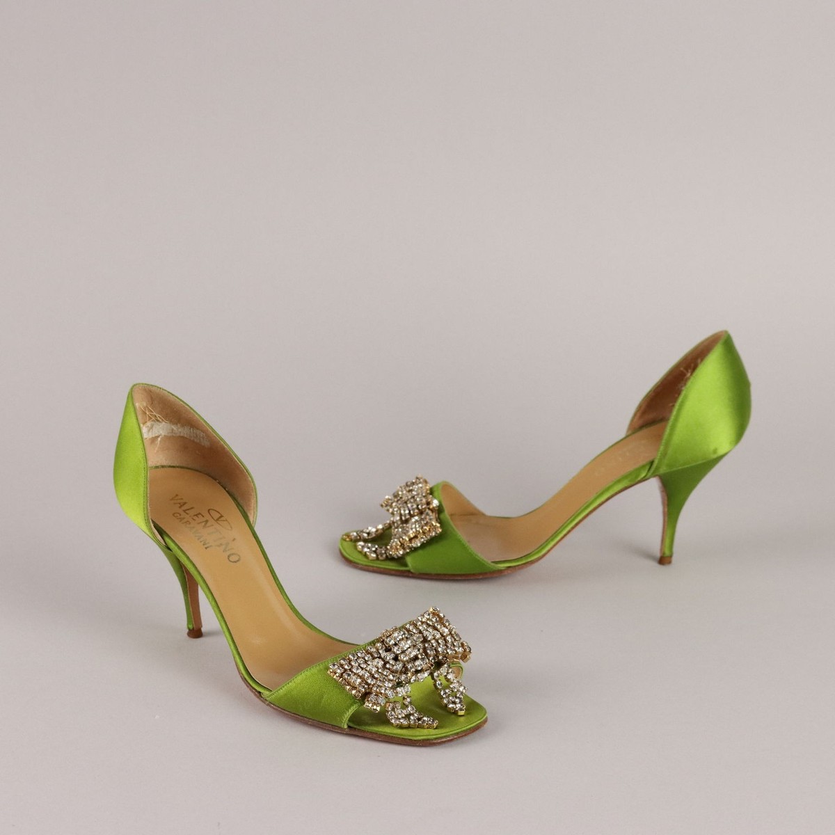 Vintage Sandalen Valentino Garavani Leder 38 Italien Originell