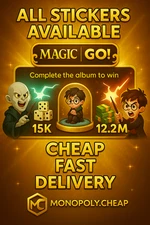 🌟 Monopoly GO 1  - 6 Star 🌟 ALL STICKERS AVAILABLE - Instant Delivery