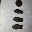 3 Prehistoric  Basalt , Anasazi Arrowheads Rare Collectible — photo 3