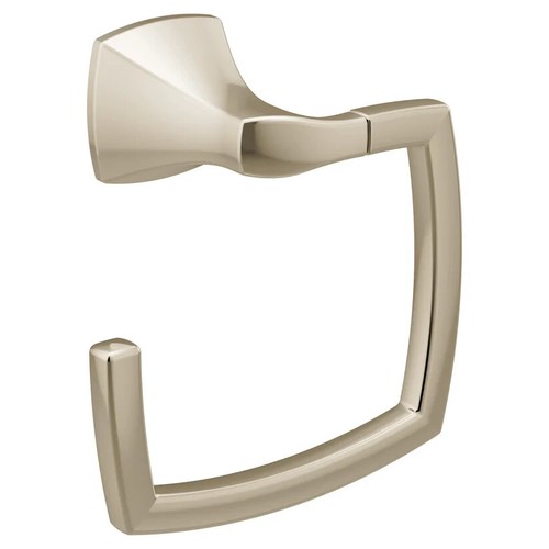 Moen YB5186NL Voss Towel Ring Polished Nickel