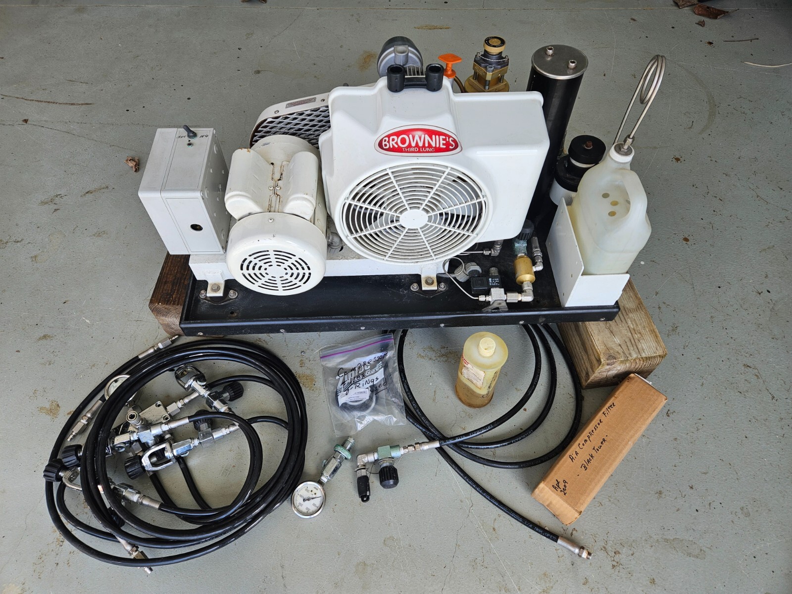 Brownies Third Lung (Yacht Pro) Scuba Tank Compressor eBay